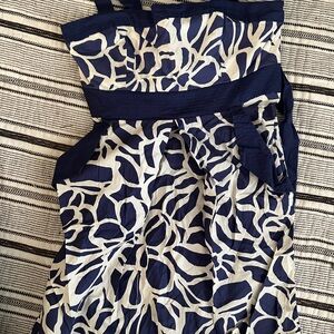 City Triangles Blue and White Dress